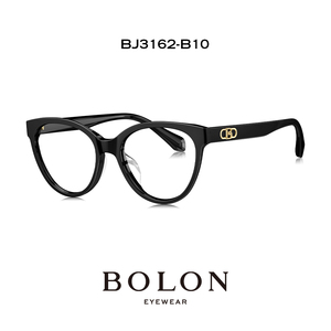 BOLON暴龙眼镜2024新款光学近视镜框镜架板材男女猫眼黑框 BJ3163