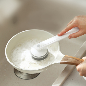 长柄洗锅刷家用厨房用品海绵清洁刷不沾刷子刷碗除垢油污吸水擦