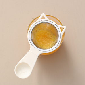 厨房豆浆蛋液过滤筛宝宝辅食压泥超细漏网家用果汁隔渣量勺面粉筛