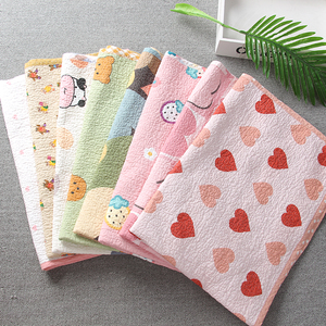 韩式纯棉斜纹生理经期专用大姨妈垫儿童床褥水洗密道绗缝夹棉密垫