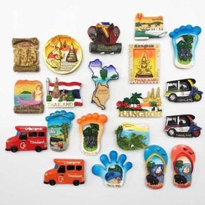 泰国曼谷清迈普吉岛芭提雅象岛旅游纪念品磁力贴冰箱贴收藏伴手礼