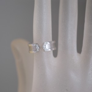 日本珠宝 中古卡地亚Cartier经典款天使之吻52号钻石窄版750戒指