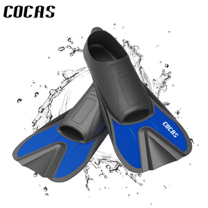 COCAS短脚蹼套脚蛙鞋浮潜三宝游泳训练装备自由潜水浮潜装备用品