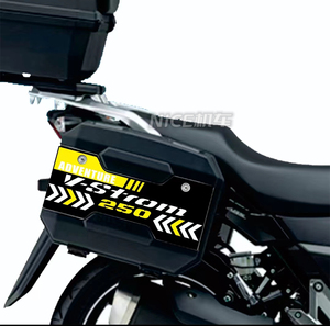 新款铃木DL250摩托车个性改装 三箱 边箱反光防水防晒贴纸 贴花
