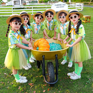 六一儿童节演出服港风夏季小学生啦啦队合唱幼儿园园服毕业表演服