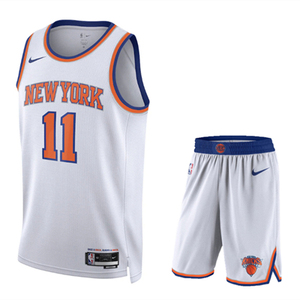 NIKE耐克NBA尼克斯队30兰德尔11号布伦森球衣篮球服运动背心套装