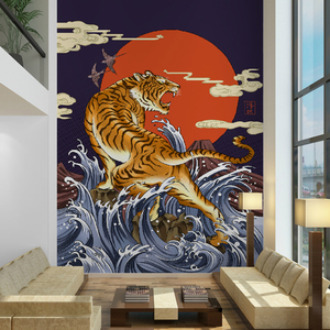 纹身墙纸工作室纹身店壁纸老虎刺青浮世绘壁画个性霸气背景墙布 阿里巴巴找货神器 纹身墙纸工作室纹身店壁纸老虎刺青浮世绘壁画个性霸气背景墙布 阿里巴巴找货神器