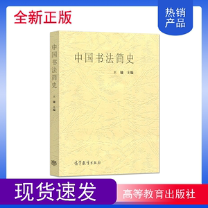 中国书法简史 王镛 中国书法史考研书籍 美术书法专业教材