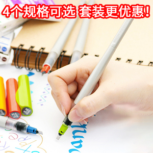 现货 日本pilot百乐平行钢笔美术美工鸭嘴笔特殊字体英文书法钢笔