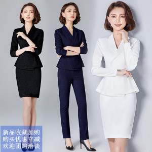 职业装气质女王范西装时尚套装裙高级感春夏售楼部工作服女美容师