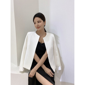 UMI米米小姐21秋季新品韩版通勤短款西服外套百搭气质经典款西装