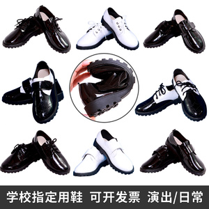 新款男女童黑色皮鞋英伦风春秋儿童单鞋韩版中大童学生演出鞋休闲