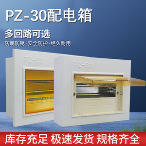 PZ30配电箱暗装明装工程用空开照明电箱电表小空开盒4/6/8/10回路