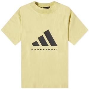 阿迪达斯 Adidas 运动T恤正品男士美国代购24热卖姜黄色时尚短袖