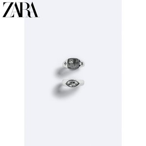 二月ZARA24春季新品男装2枚装亮光戒指套装8435415808