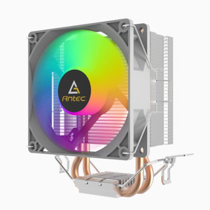 安钛克A35 CPU风冷散热器台式机电脑2热管9cm彩色LED灯光静音风扇