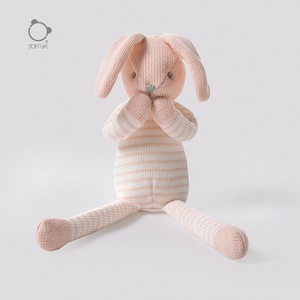 Softlife超软粉色小兔子安抚玩偶兔兔布偶娃娃可入口婴儿宝宝礼物