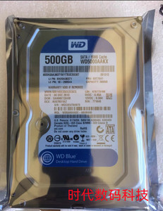 全新3.5寸西部数据蓝盘7200转64M西数机械磁盘500g台式机电脑硬盘