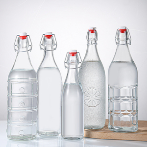 酒瓶250-1000ml装白酒瓶密封瓶饮料玻璃瓶油瓶专用酵素瓶家用空瓶