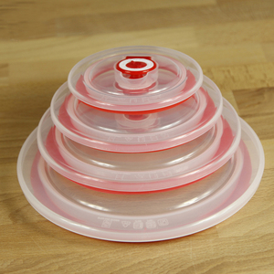 硅胶保鲜盖碗盖pp塑料盖子密封盖微波炉加热盖圆形万能盖通用简奥