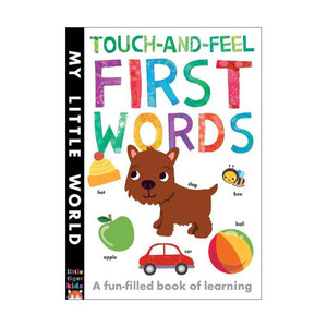 我的小世界系列触摸书-单词 英文原版 First Words - Touch-and-Feel My Little World 英文版 进口英语原版书籍