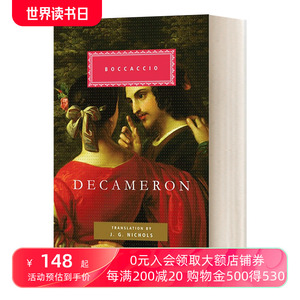 英文原版小说 Decameron 十日谈 薄伽丘 Everyman精装版 英文版 进口英语原版书籍