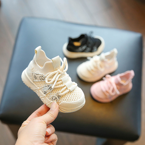 宝宝网面透气鞋春季女婴儿学步鞋软底防滑男童0一1-2岁婴幼儿鞋子