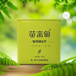 保靖黄金茶当季新茶高山云雾明前雨前一级绿茶湖南苗亩甸精美罐装