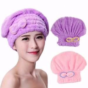 干发帽加速吸水速干神器加厚浴帽月子帽珊瑚绒干发巾包头巾女头巾
