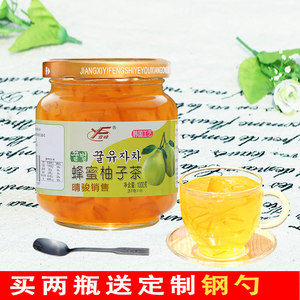意峰蜂蜜柚子柠檬芦荟生姜茶罐装烘焙奶茶甜品原料饮品果茶酱冲饮