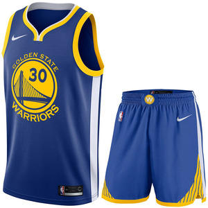 正品耐克NBA篮球服勇士队30号库里球衣套装送给库里球迷