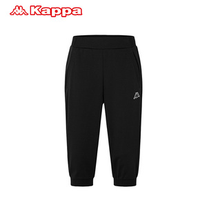 Kappa卡帕运动短款裤新款男针织七分裤休闲裤K0B32CQ01