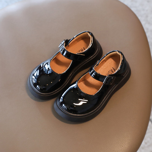 玛丽珍女童皮鞋2023春夏季新款公主日系洛丽塔演出JK黑色软底单鞋