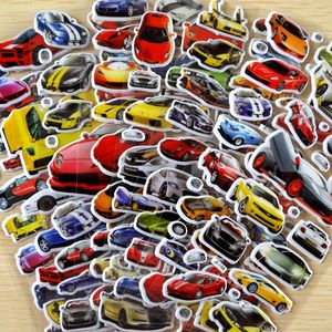 世界名车超跑车玩具汽车装饰墙壁粘贴画法拉利兰博基尼宝马汽车