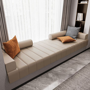 科技布定制飘窗改造沙发垫子2023新款高端轻奢阳台卧室榻榻米垫子