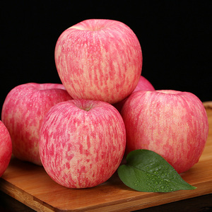 陕西白水新鲜脆甜红富士苹果 产地直发 坏果包赔 8斤实惠装