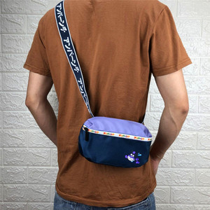 日本动漫面包超人斜挎包卡哇伊小学生腰包手机包便携儿童杂物潮包