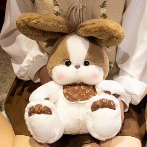 可爱乖兔子玩偶睡觉抱公仔小白兔毛绒玩具生日礼物女孩布娃娃儿童
