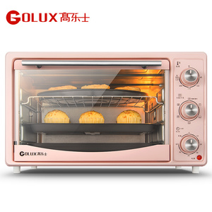 Golux/高乐士30L家用电烤箱大容量烘焙发面360度旋转烤鸡送披萨盘