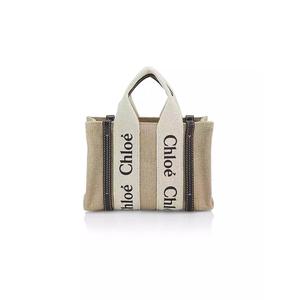 蔻依CHLOE 专柜2024热销代购美国女士女士包袋米色编制款手提包包