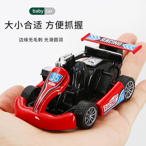 儿童玩具车合金车卡丁车仿真赛车跑车模型回力车小汽车男孩宝宝