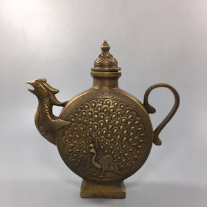 新颖创意仿古铜壶纯茶壶水壶酒壶家居装饰十品限时打折满就减