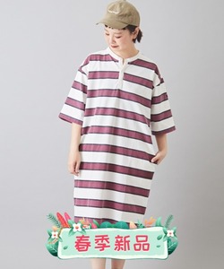 (不退不换)外贸日单方糖CLUBSUGAR女款纯棉连衣裙加长T恤经典条纹