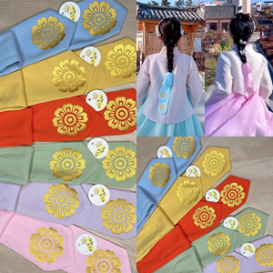 新款韩服朝鲜族民族服古代头饰舞蹈跳舞表演出发带发簪成人女士