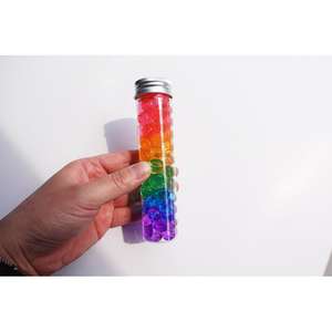 蒙氏感官瓶成品彩虹瓶婴儿早教玩具安静瓶感官教具开放性材料