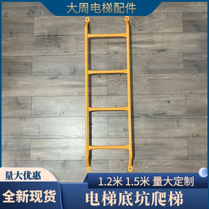 电梯底坑爬梯 地坑爬梯 电梯井道爬梯 长度1.2米1.5米 可定制