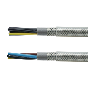 TRVVPV变频器软电缆2-7芯透明双护套国标镀锡铜网带屏蔽线抗干扰
