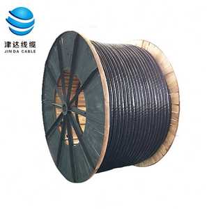津达线缆国标铜芯31芯铠装电力电缆YJV22350125平方1米