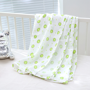 纯棉二层纱布盖毯夏季薄款成人休闲毯婴儿睡单柔软空调被宝宝毯子