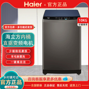 Haier/海尔 EB100B20Mate1全自动10公斤大容量自编程波轮洗衣机